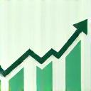Icon of a line graph trending upwards, symbolizing analysis and optimization.