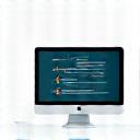 Icon with code brackets, symbolizing web development.